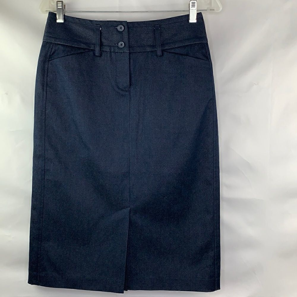 Tommy Hilfiger Dark Denim Pencil Skirt